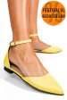 Balerini galbeni piele naturala 3s7753