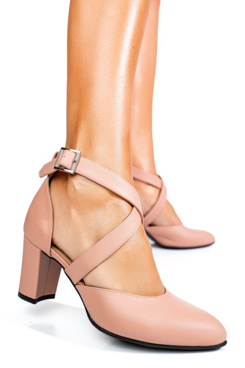 Pantofi nude piele naturala 5s77762