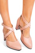 PANTOFI NUDE PIELE NATURALA 5S77762