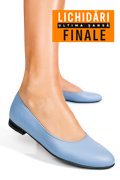 BALERINI ALBASTRI PIELE NATURALA 4S7755