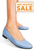 BALERINI ALBASTRI PIELE NATURALA 4S7755