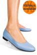 Balerini albastri piele naturala 4s7755