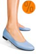 Balerini albastri piele naturala 4s7755