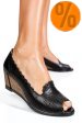 Pantofi negri piele naturala 1pc071