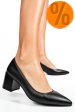 Pantofi negri piele naturala xpct24001