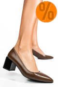 PANTOFI KHAKI PIELE NATURALA XPCT24001