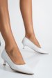 Pantofi albi piele naturala 1pc444