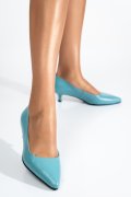 PANTOFI ALBASTRI PIELE NATURALA 1PC444