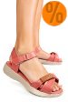 Sandale roz piele naturala 0pc12