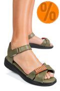 SANDALE VERZI  PIELE NATURALA 0PC12