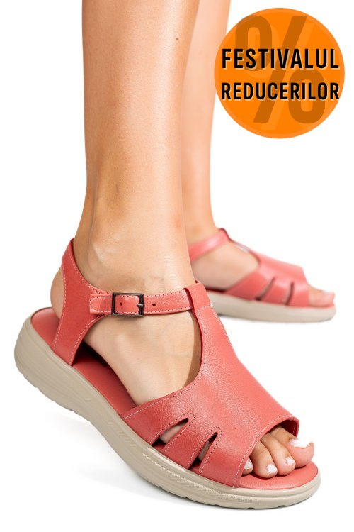 Sandale roz piele naturala 0pc11