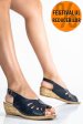Sandale bleumarin piele naturala ipcngrid
