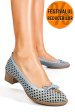 Pantofi bleumarin piele naturala 5pc05