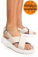 Sandale beige piele naturala tsp6023