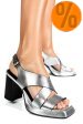 Sandale argintii piele naturala tspn6413