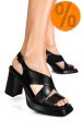 Sandale negre piele naturala tspn6413