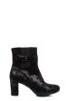 Botine dama piele naturala negre 7s7772-a