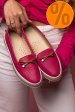 Mocasini roz piele naturala 1pc07