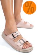 PAPUCI ROZ PIELE NATURALA APCKD-0100