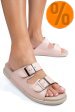 Papuci roz piele naturala apckd-0100
