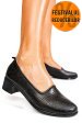 Pantofi negri piele naturala 5pc006mm