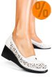 Pantofi albi piele naturala 0pc74