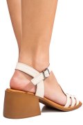 SANDALE BEJ PIELE NATURALA APCKD3535