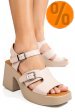 Sandale roz piele naturala apckd7055