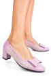Pantofi mov piele naturala 5s77000