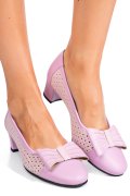 PANTOFI MOV PIELE NATURALA 5S77000