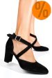 Pantofi negri piele naturala intoarsa 5s77762