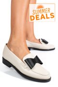 MOCASINI BEJ NEGRU PIELE NATURALA 2S77110