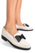 MOCASINI BEJ NEGRU PIELE NATURALA 2S77110