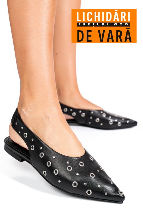 Pantofi negri piele naturala es77m8869