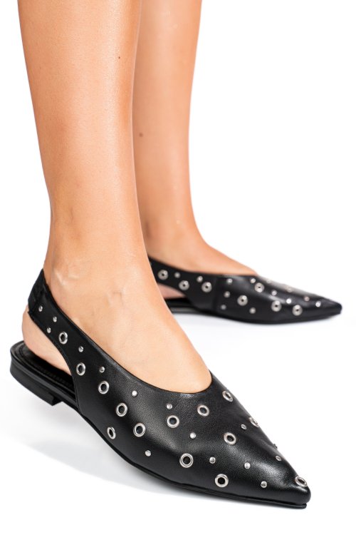 Pantofi negri piele naturala es77m8869