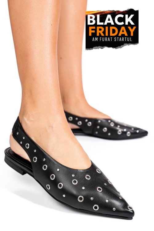 Pantofi negri piele naturala es77m8869