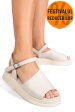 Sandale bej piele naturala 4s77671