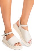 SANDALE BEJ PIELE NATURALA 4S77671