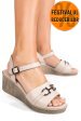 Sandale bej piele naturala 4s7775