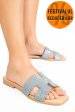 Papuci gri glitter piele naturala hsp100tj