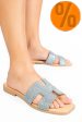 Papuci gri glitter piele naturala hsp100tj