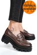 Mocasini maro piele naturala 4s7780