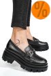 Mocasini negri piele naturala 4s7780