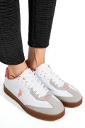 U.S. POLO ASSN, PANTOFI SPORT WHITE PINK VALE-GLB