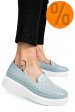 Mocasini bleumarin piele naturala jspy3872