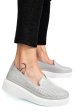 Mocasini gri piele naturala jspy3872