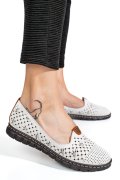 ESPADRILE WHITE PIELE NATURALA JSPY2602