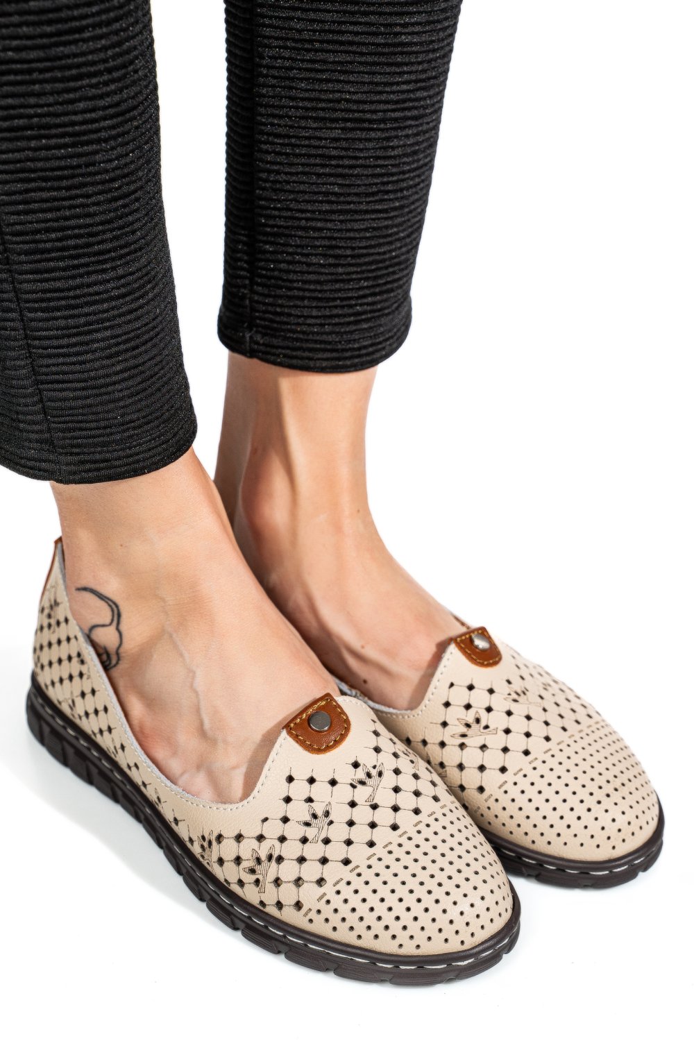 ESPADRILE BEIGE PIELE NATURALA JSPY2602