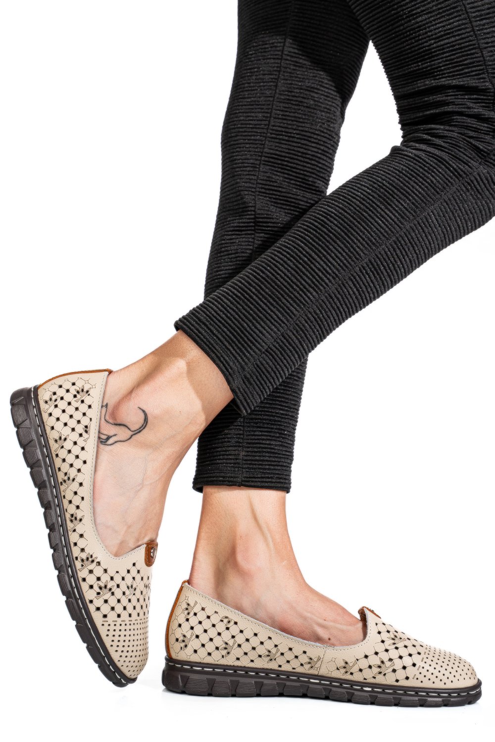 ESPADRILE BEIGE PIELE NATURALA JSPY2602