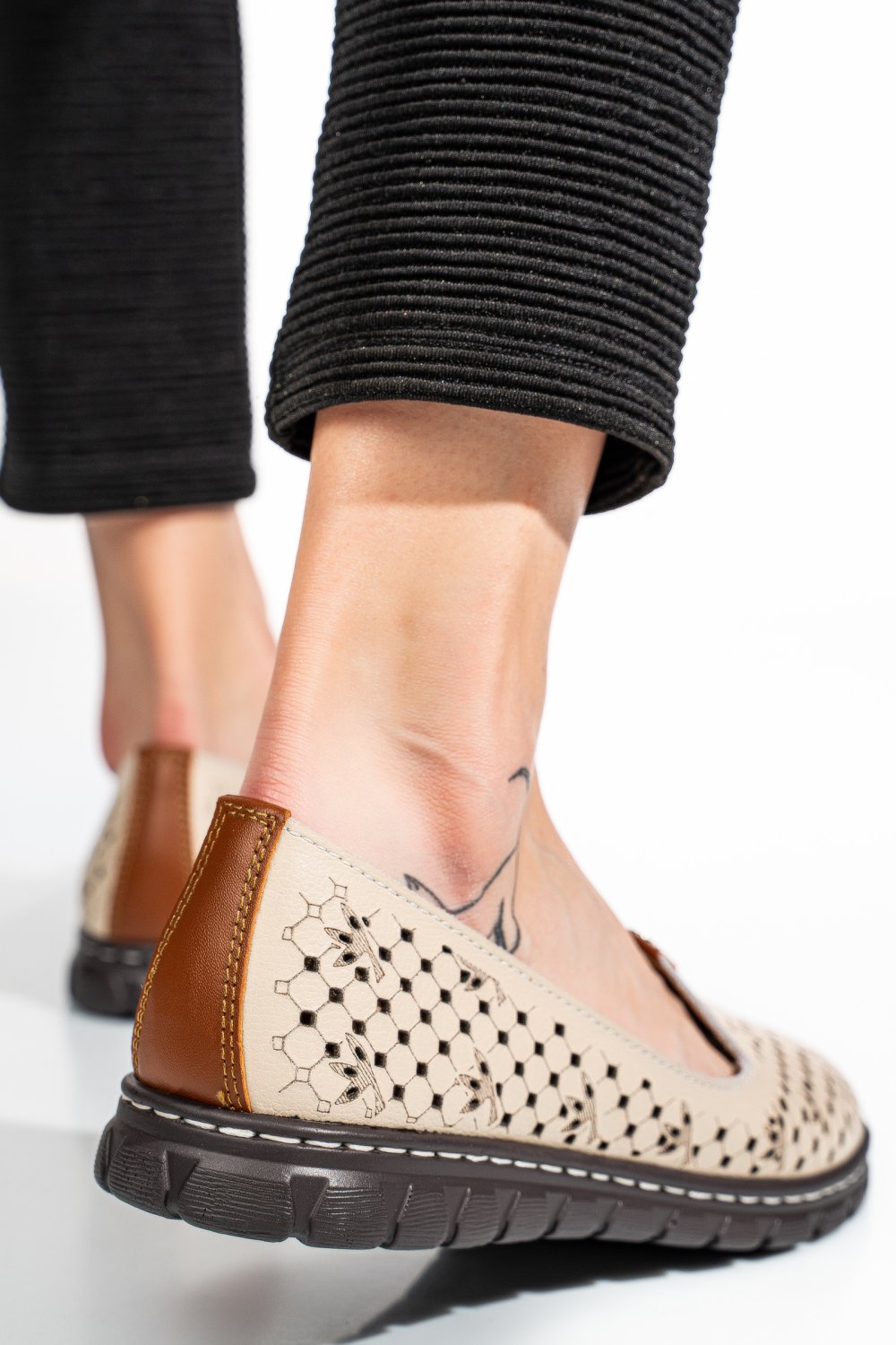 ESPADRILE BEIGE PIELE NATURALA JSPY2602